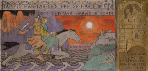 Åsmund e la principessa che tornano a casa